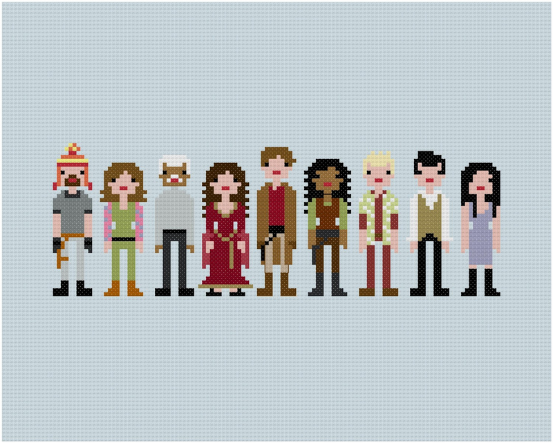 Illustration for article titled I Want All These Impossibly Cool 8-Bit Cross-Stitches